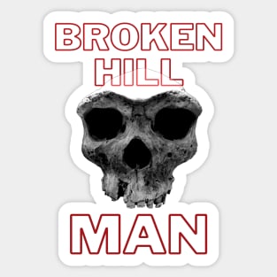 Broken Hill Man Palaeoanthropology specimen Sticker